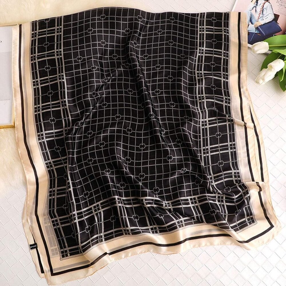 Silk Scarf Mulberry Silk Fashion Scarves Long Lightweight Shawl Wrap … - Picture 4 of 7